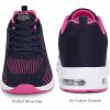 FLARUT Running Shoes Womens Lightweight Fashion Sport Sneakers Casual Walking Athletic Non Slip(Pink Navy Blue-c)