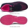FLARUT Running Shoes Womens Lightweight Fashion Sport Sneakers Casual Walking Athletic Non Slip(Pink Navy Blue-c)