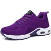 FLARUT Running Shoes Womens Lightweight Fashion Sport Sneakers Casual Walking Athletic Non Slip(Purple-c)