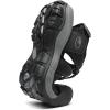 FLARUT Men’s Athletic Sandals – Closed Toe Sport Hiking & Outdoor Walking Water Sandals with Anti-Slip Cushioning and Breathable Mesh(F-black)