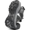 FLARUT Men’s Athletic Sandals – Closed Toe Sport Hiking & Outdoor Walking Water Sandals with Anti-Slip Cushioning and Breathable Mesh(F-grey)