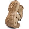 FLARUT Men’s Athletic Sandals – Closed Toe Sport Hiking & Outdoor Walking Water Sandals with Anti-Slip Cushioning and Breathable Mesh(F-khaki)