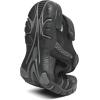 FLARUT Men’s Athletic Sandals Sport Outdoor Hiking Sandals Open Toe Leather Walking Sandals Beach Water Shoes(B-black)