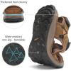 FLARUT Men’s Sport Sandals Outdoor Hiking Sandal Open Toe Walking Sandals for Summer Beach Water Shoes(Brown-b)