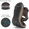 FLARUT Men’s Sport Sandals Outdoor Hiking Sandal Open Toe Walking Sandals for Summer Beach Water Shoes(Dark Brown-b)