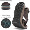 FLARUT Men’s Sport Sandals Outdoor Hiking Sandal Open Toe Walking Sandals for Summer Beach Water Shoes(Dark Brown-c)