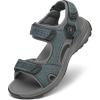FLARUT Men’s Sport Sandals Outdoor Hiking Sandal Open Toe Walking Sandals for Summer Beach Water Shoes(Grey-a)