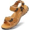 FLARUT Men’s Sport Sandals Outdoor Hiking Sandal Open Toe Walking Sandals for Summer Beach Water Shoes(Yellow-a)