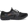 FLARUT Men’s Sandals Barefoot Hiking Shoes Quick Dry Breathable Mesh Lightweight Outdoor Training Water Walking Shoes(B-black)
