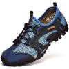 FLARUT Men’s Sandals Barefoot Hiking Shoes Quick Dry Breathable Mesh Lightweight Outdoor Training Water Walking Shoes(B-blue)
