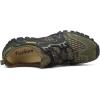 FLARUT Men’s Sandals Barefoot Hiking Shoes Quick Dry Breathable Mesh Lightweight Outdoor Training Water Walking Shoes(B-green)