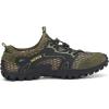 FLARUT Men’s Sandals Barefoot Hiking Shoes Quick Dry Breathable Mesh Lightweight Outdoor Training Water Walking Shoes(B-green)