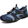 FLARUT Men’s Sandals Barefoot Hiking Shoes Quick Dry Breathable Mesh Lightweight Outdoor Training Water Walking Shoes(B-blue)