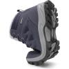 FLARUT Mens Snow Boots Insulated Fur Liner Winter Warm Hiking Shoes Walking Sneaker(M-blue)