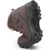 FLARUT Mens Snow Boots Insulated Fur Liner Winter Warm Hiking Shoes Walking Sneaker(M-dark Brown)