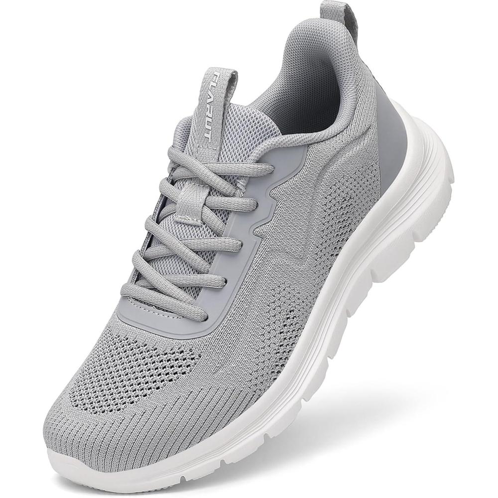 image:imageFLARUT Womens Running Shoes Lightweight Breathable Sport Sneakers Casual Comfort Walking Athletic Non SlipGrey