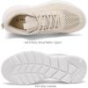FLARUT Women’s Running Shoes Lightweight Breathable Sport Sneakers Casual Comfort Walking Athletic Non Slip(Beige)