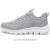 FLARUT Women’s Running Shoes Lightweight Breathable Sport Sneakers Casual Comfort Walking Athletic Non Slip(Grey)