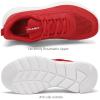 FLARUT Women’s Running Shoes Lightweight Breathable Sport Sneakers Casual Comfort Walking Athletic Non Slip(Red)