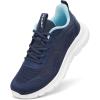 FLARUT Women’s Running Shoes Lightweight Breathable Sport Sneakers Casual Comfort Walking Athletic Non Slip(Navy Blue)